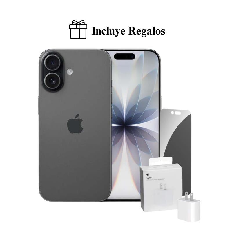 iPhone 17 Apple Intelligence 256GB (eSIM) - Negro + Combo de Regalo